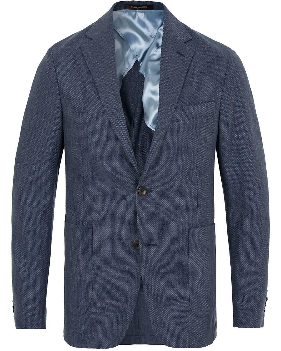 oscar jacobson einar structure blazer blue Populær xmha9